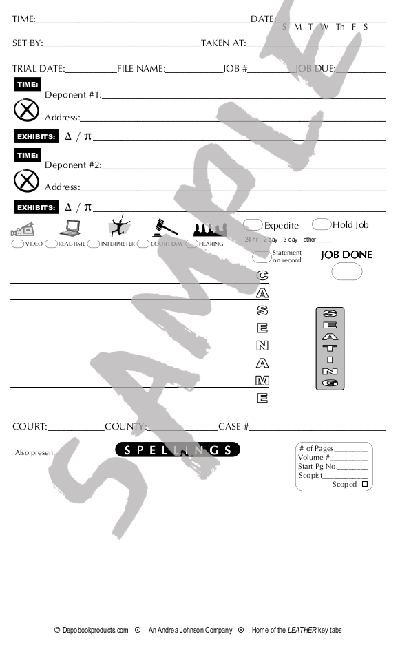 Depobook Notebook - Smaller Sized – Depobook Products